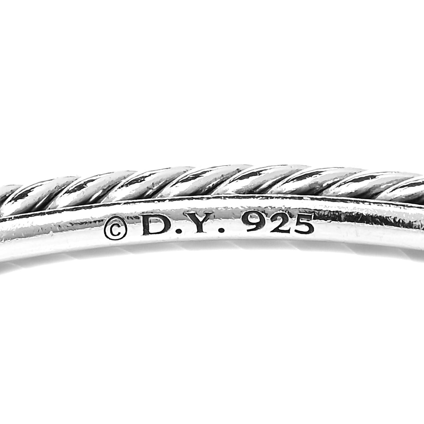 Sterling Silver 4mm Cable Classics Bangle Bracelet