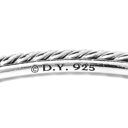David Yurman Sterling Silver 4mm Cable Classics Bangle Bracelet 4 of 4