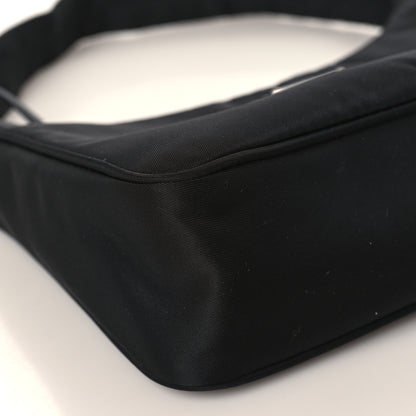 Prada Tessuto Nylon Mini Re-Edition 2000 Bag Black 8 of 10