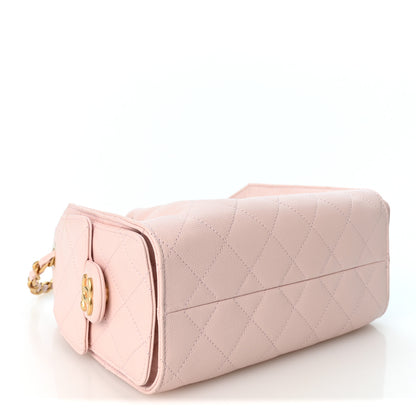 Chanel Caviar Quilted Mini Chanel 25 Handbag Light Pink 4 of 9
