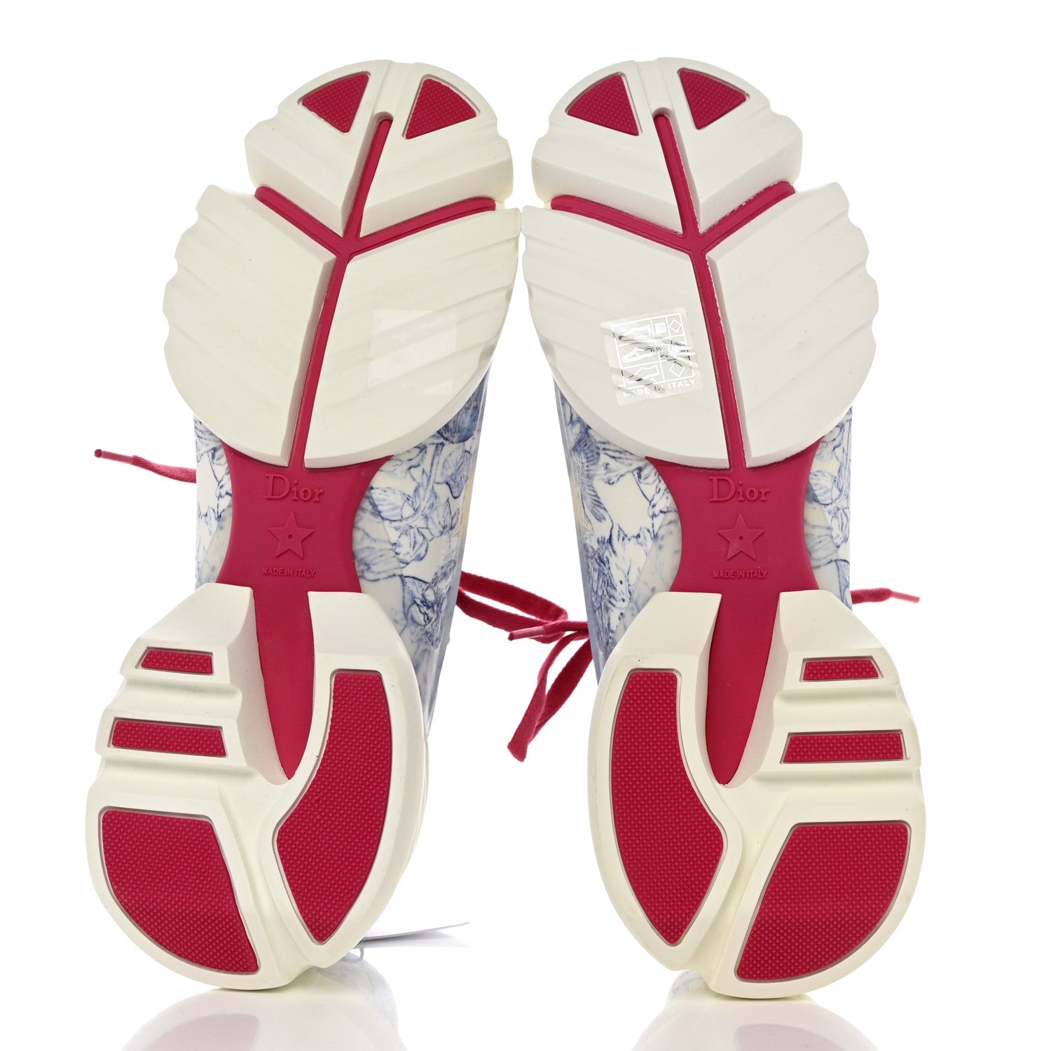 Christian Dior Technical Fabric Dior Around the World Print Womens D-Connect Sneakers 39 Blue Multicolor 5 of 8