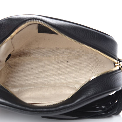 Gucci Pebbled Calfskin Small Soho Disco Bag Black 5 of 11