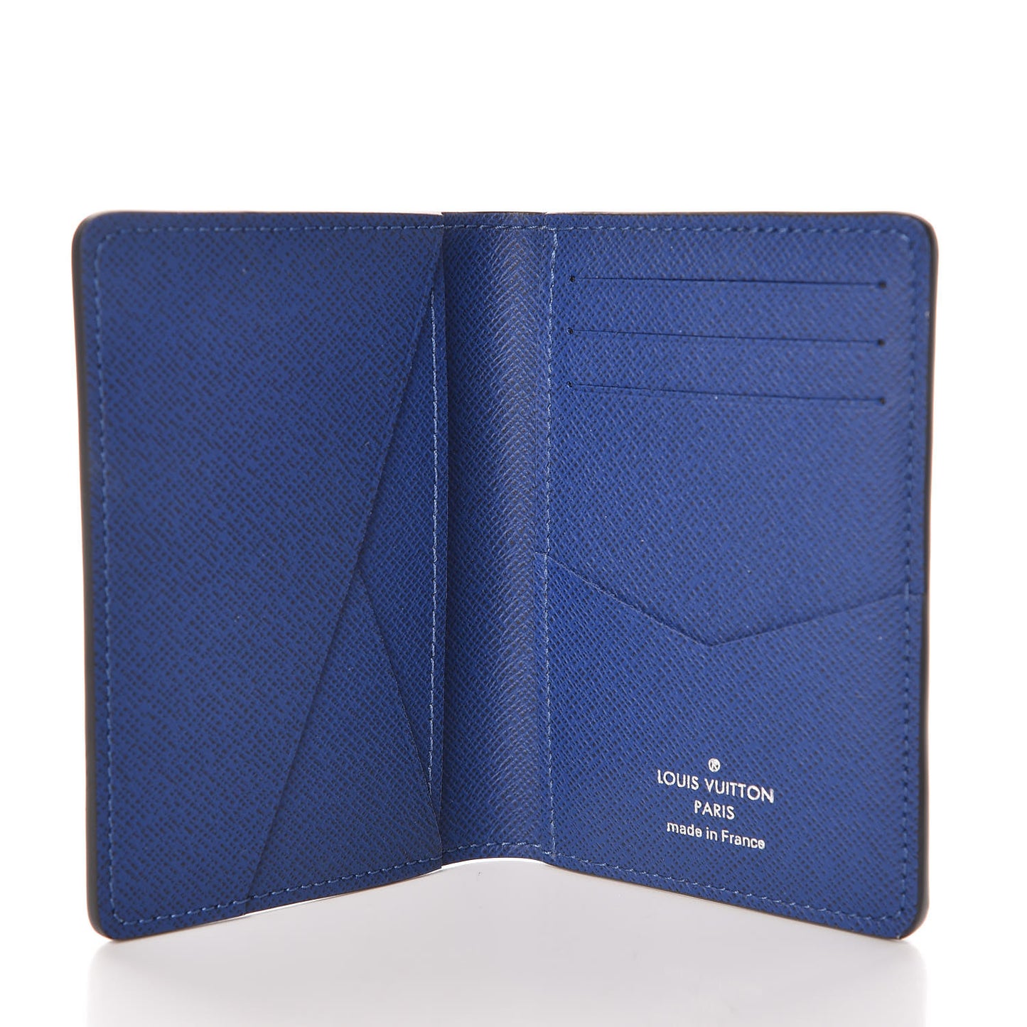 Monogram Taiga Pocket Organizer Cobalt