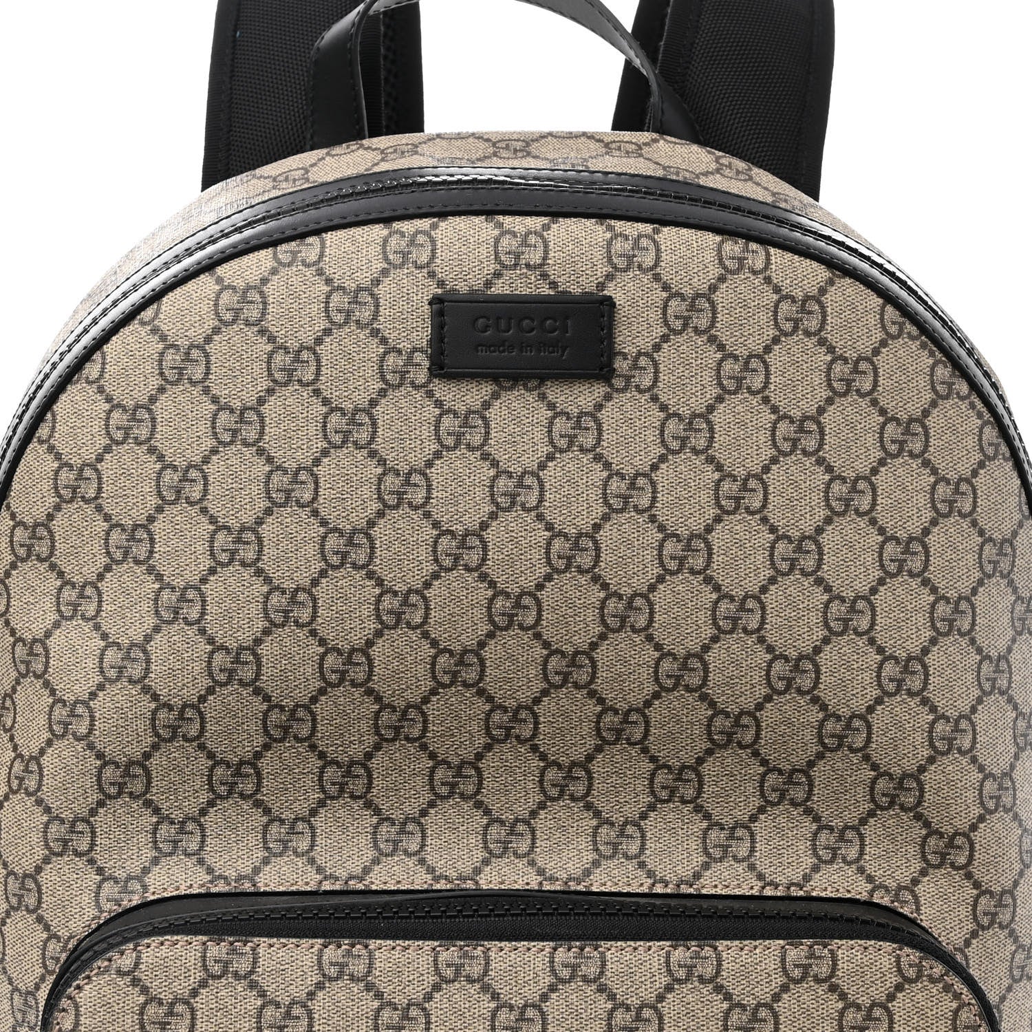 Gucci GG Supreme Monogram Medium Backpack Black 8 of 10