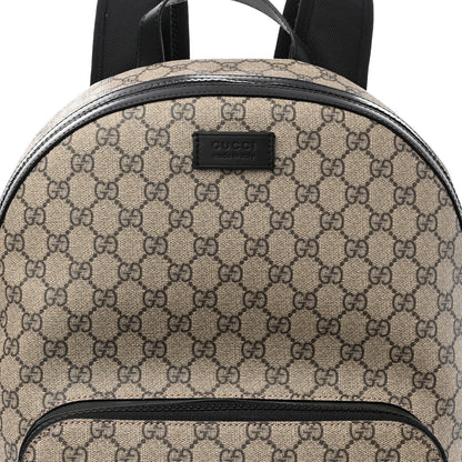 Gucci GG Supreme Monogram Medium Backpack Black 8 of 10