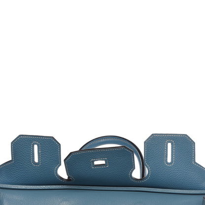 Hermes Togo Birkin 30 Blue Jean 26 of 35