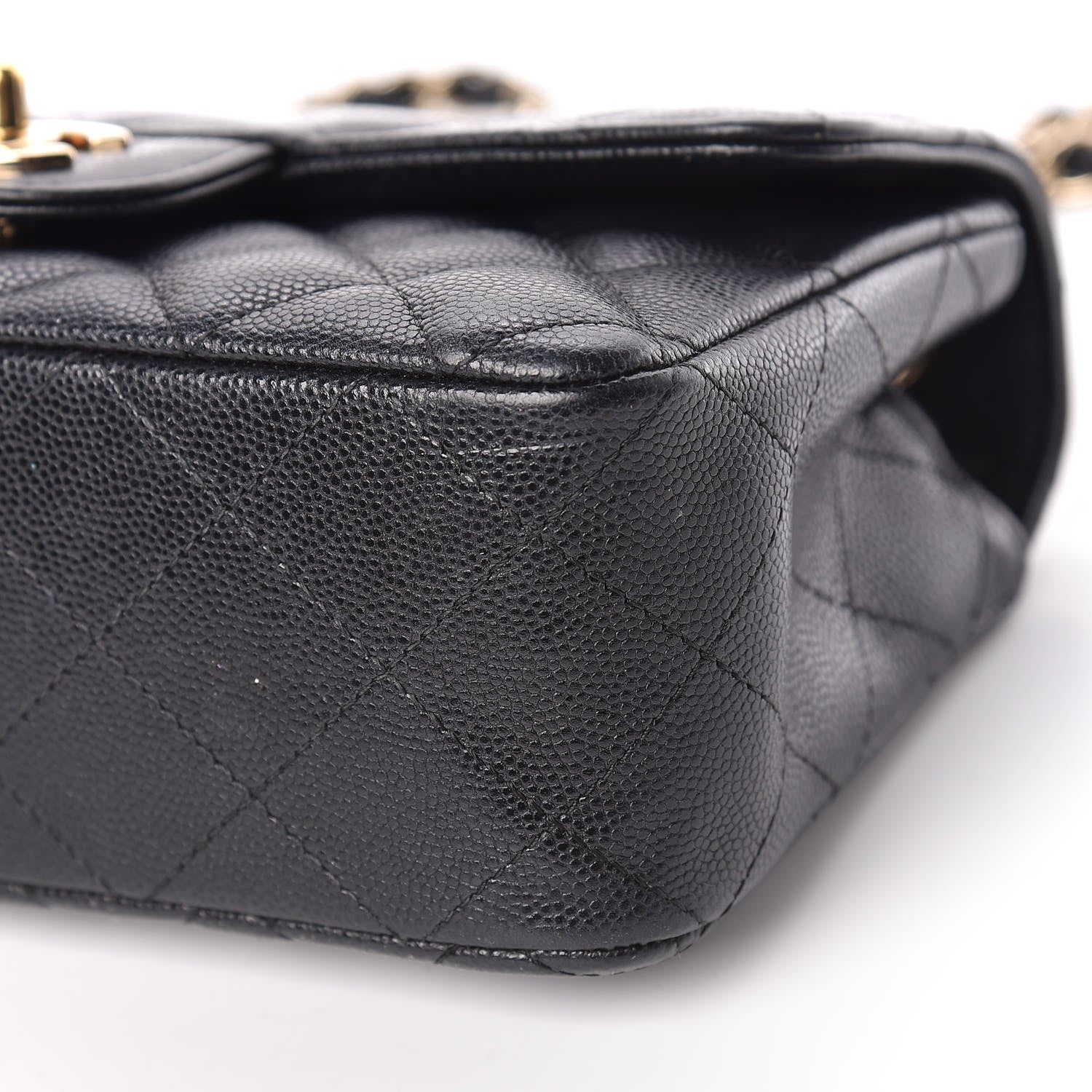 Chanel Caviar Quilted Mini Rectangular Flap Black 6 of 12