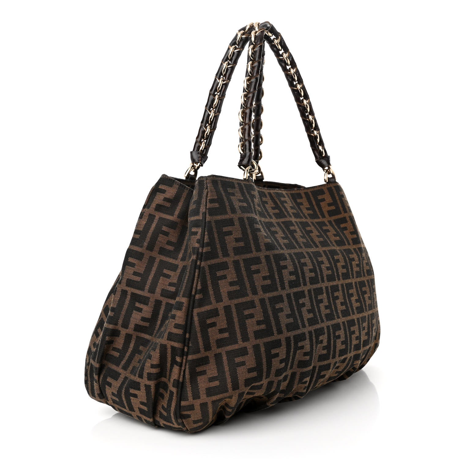 Fendi Zucca Mia Tote Tobacco 3 of 11