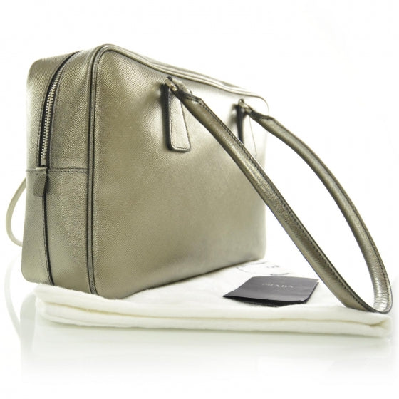 Prada Saffiano Lux Tote Bowler 3 of 8