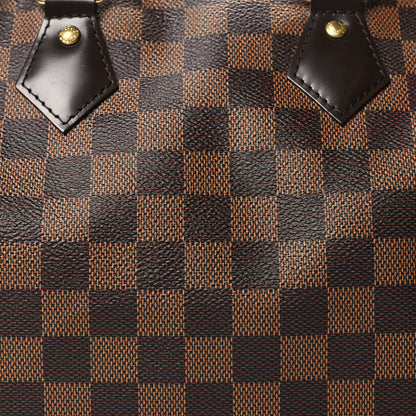 Louis Vuitton Damier Ebene Speedy Bandouliere 25 7 of 9