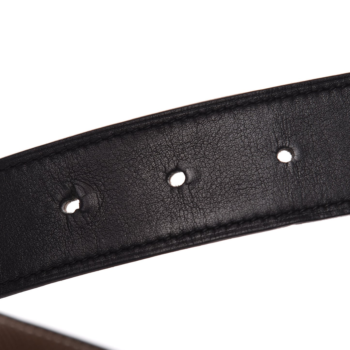 Box Espom Collier De Chien CDC Belt 90 Black Etoupe