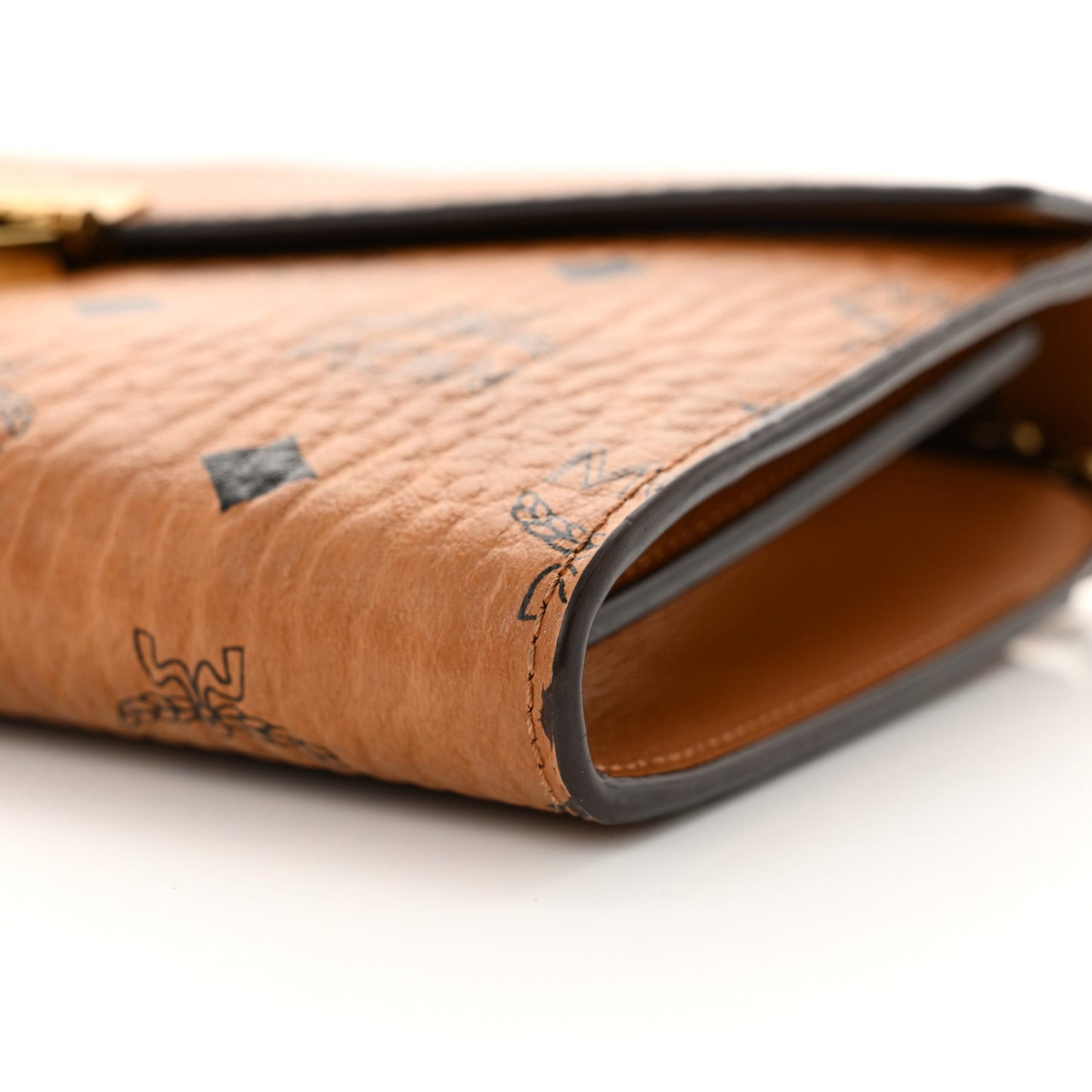 Visetos Medium Patricia Wallet On Chain Cognac