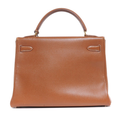 Hermes Courchevel Kelly 32 Gold 3 of 12