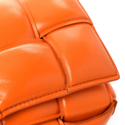 Bottega Veneta Nappa Maxi Intreccio Padded Cassette Crossbody Bag Orange 14 of 14