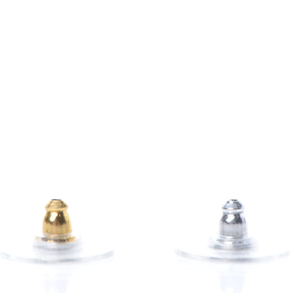 Chanel Crystal Emoji Choupette Cat CC Earrings Silver 5 of 6