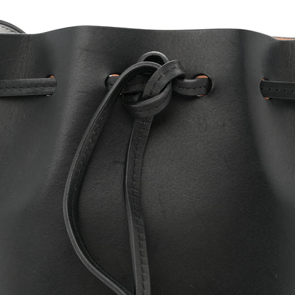 Mansur Gavriel Calfskin Mini Bucket Bag Black Ballerina 7 of 12