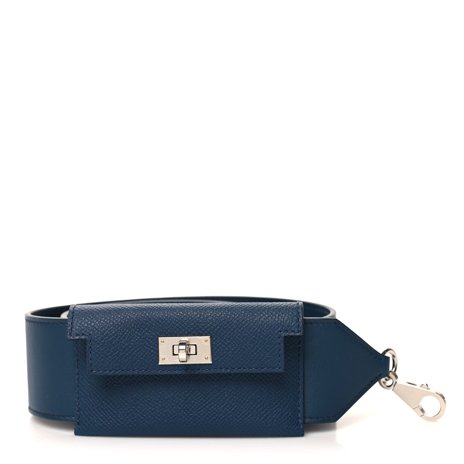 Hermes Swift Epsom Pocket Kelly Shoulder Strap Colvert Bleu 1 of 5