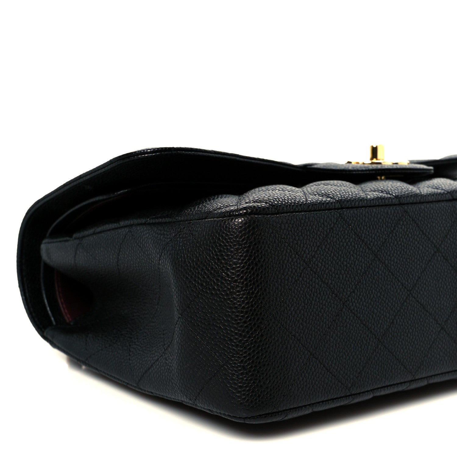 Chanel Caviar Quilted Jumbo Double Flap Black 10 of 12