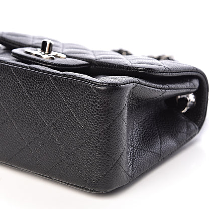 Chanel Caviar Quilted Mini Square Flap Black 9 of 10