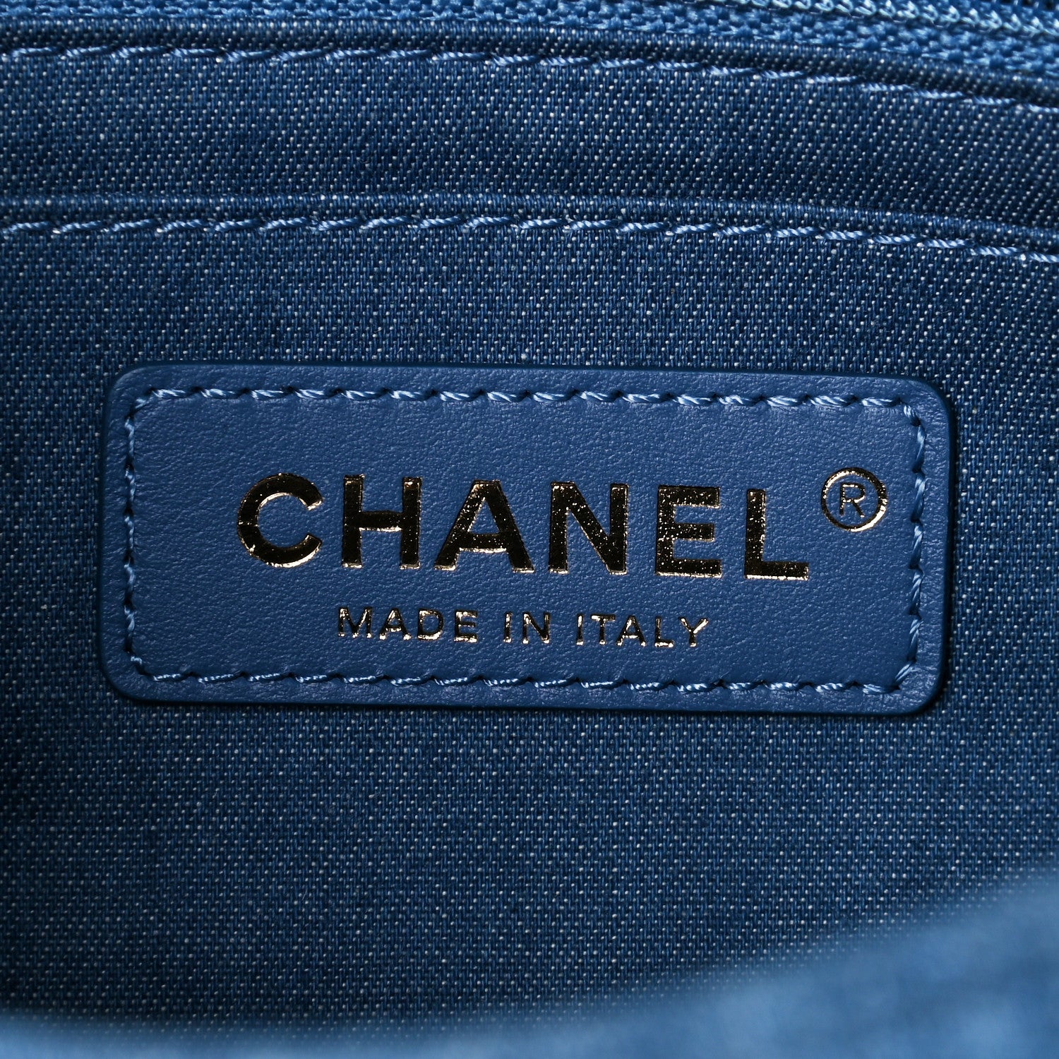 Chanel Denim Quilted Mini Pearl Crush Rectangular Flap Blue 6 of 10