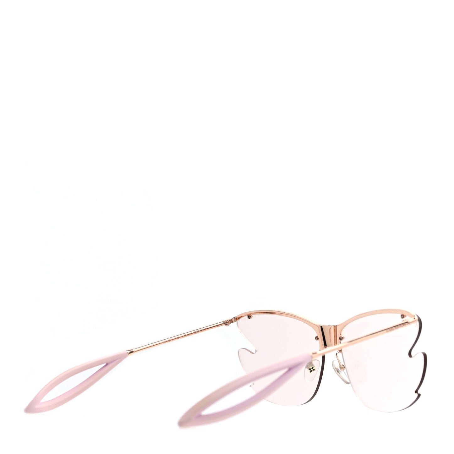 Bohemian Vuittony Square Sunglasses Z1234W Pink
