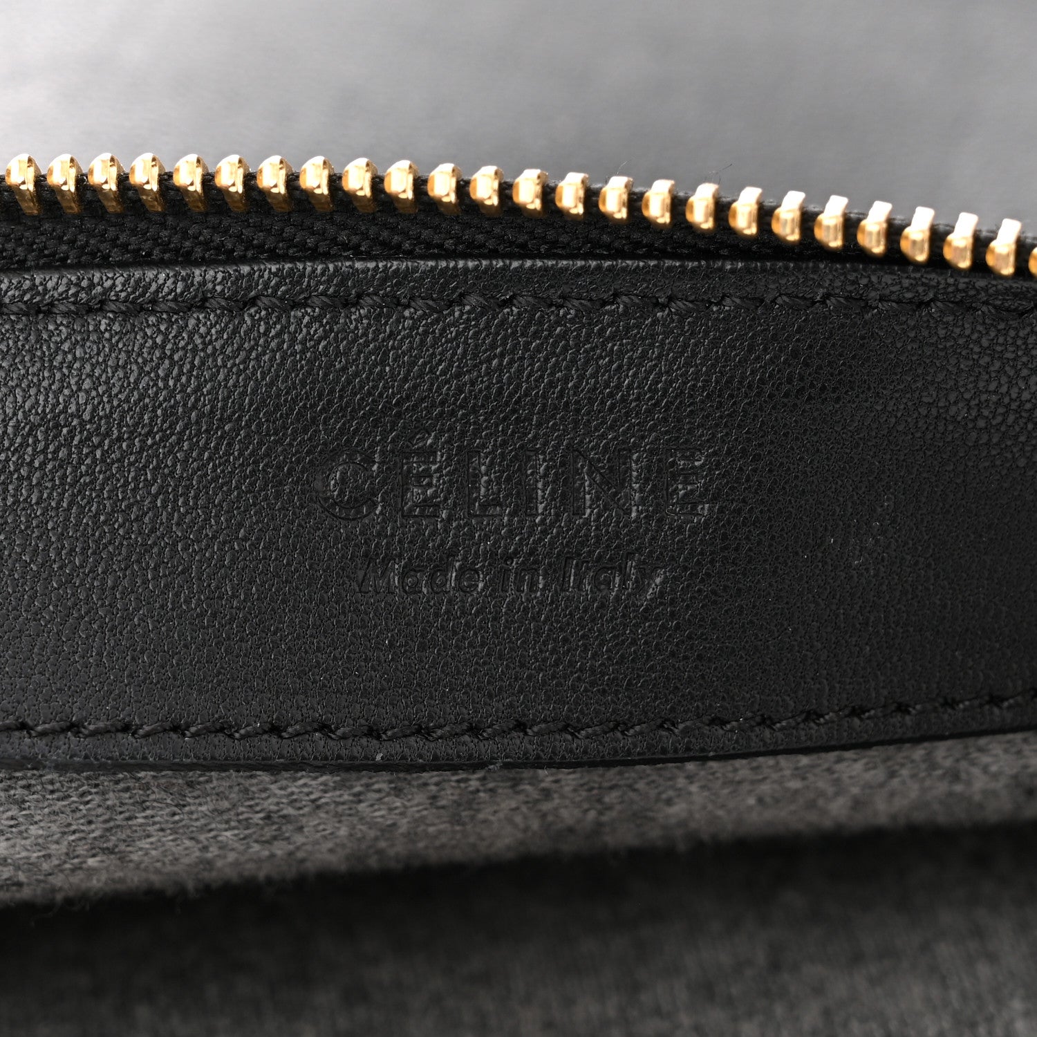 Celine Lambskin Large Trio Crossbody Bag Black 6 of 11