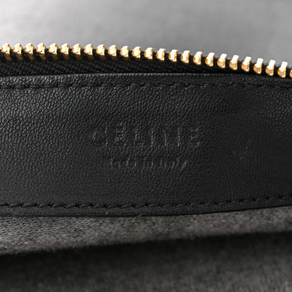 Celine Lambskin Large Trio Crossbody Bag Black 6 of 11
