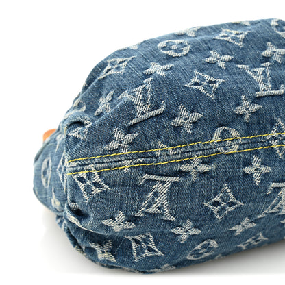 Louis Vuitton Monogram Denim Pleaty Blue 8 of 13
