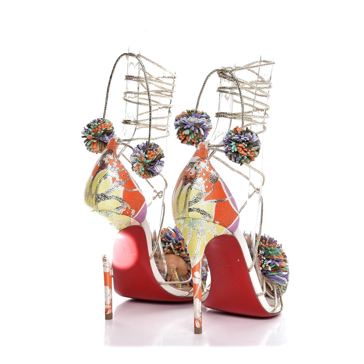 Nappa Suede Starouchi 100 Sandal 35 Multicolor