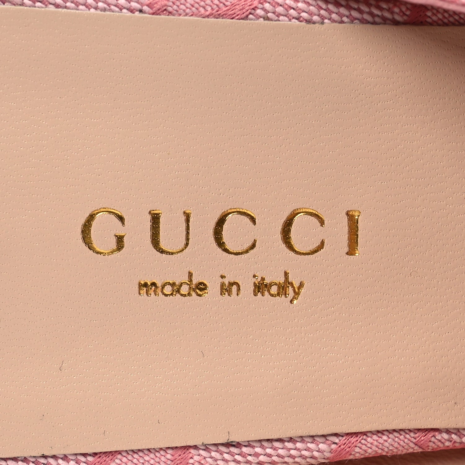 Gucci Canvas GG Monogram Nappa Womens Princetown Slippers 37 Cotton Candy Dark Cotton Candy Wild Rose 8 of 10