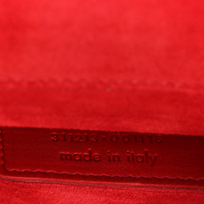 Saint Laurent Calfskin Classic Y Ligne Clutch Red 7 of 7