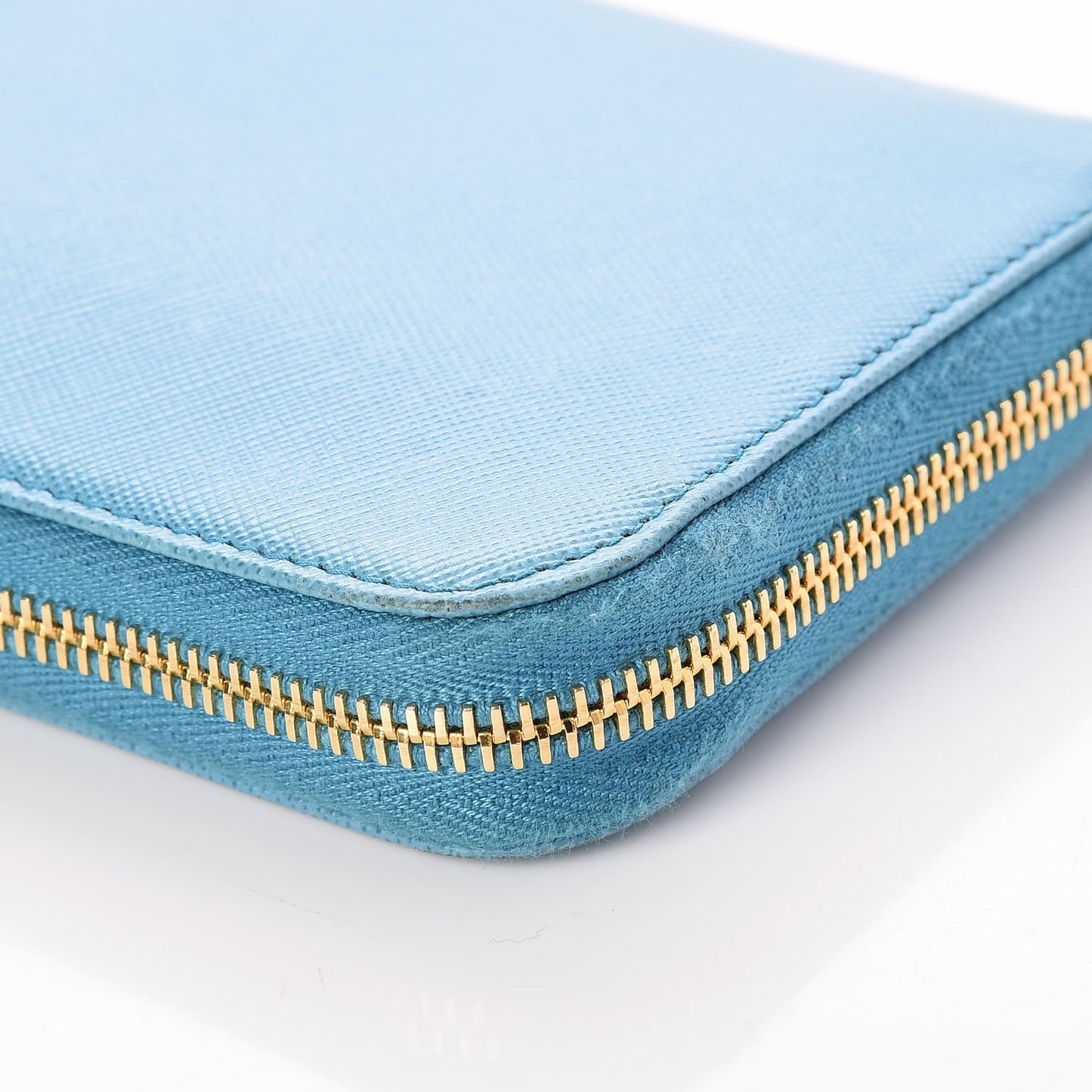 Saffiano Metal Zip Around Wallet Voyage