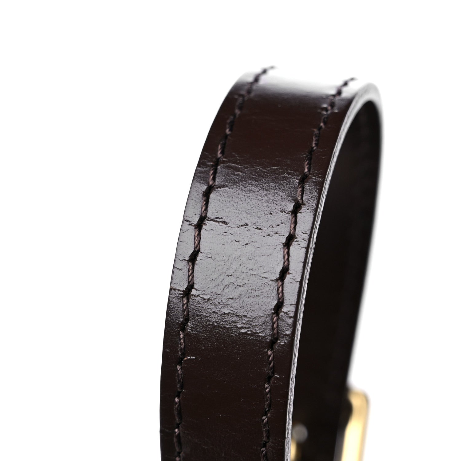 Louis Vuitton Calfskin 16mm Adjustable Shoulder Strap Brown 5 of 6