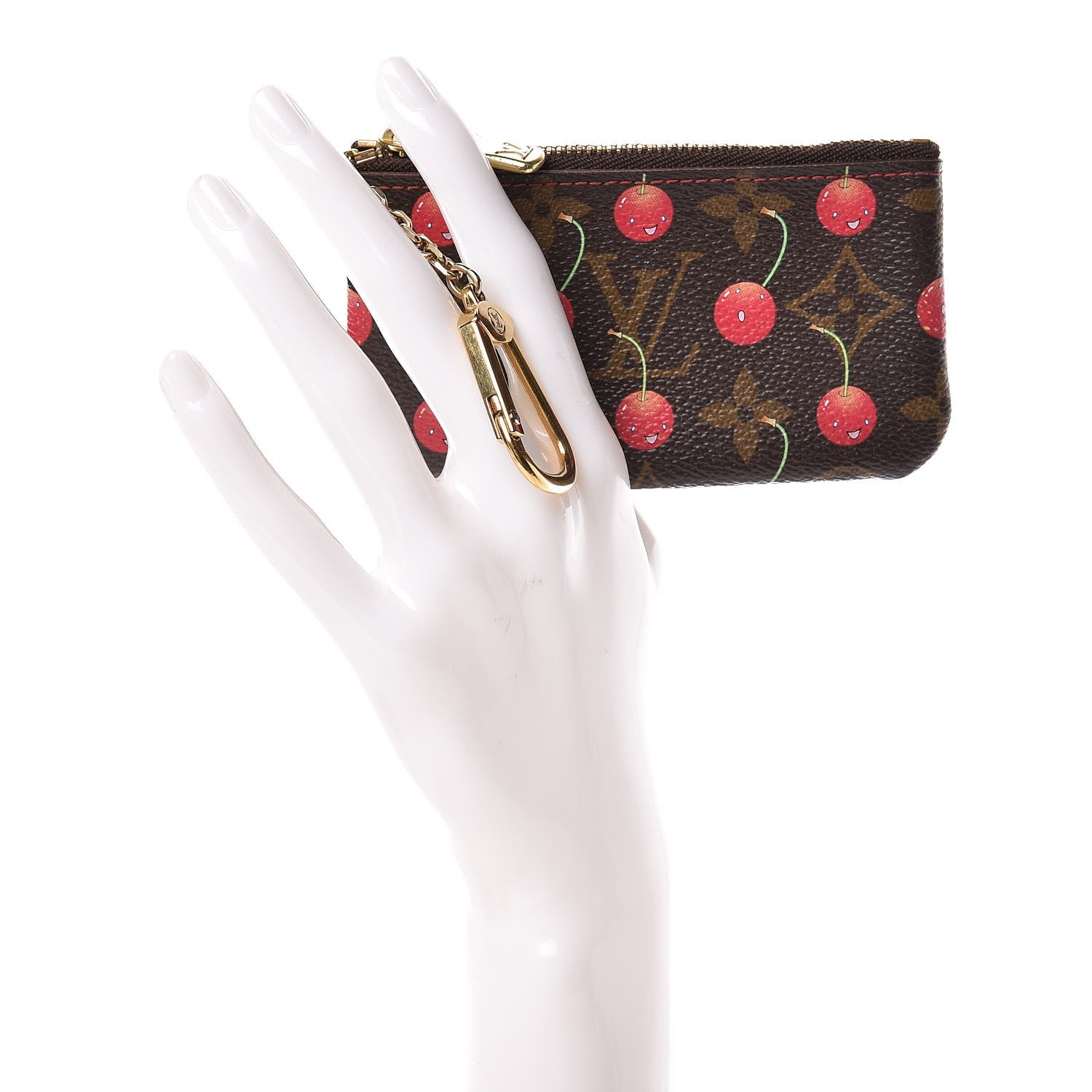 Louis Vuitton Monogram Cerises Key Pouch 2 of 7