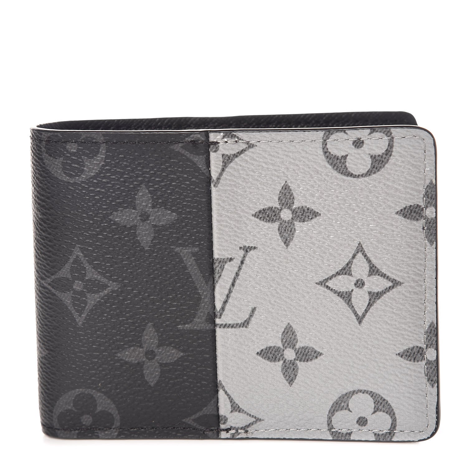 Louis Vuitton Monogram Eclipse Split Multiple Wallet 1 of 8