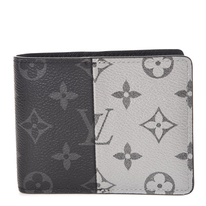 Louis Vuitton Monogram Eclipse Split Multiple Wallet 1 of 8
