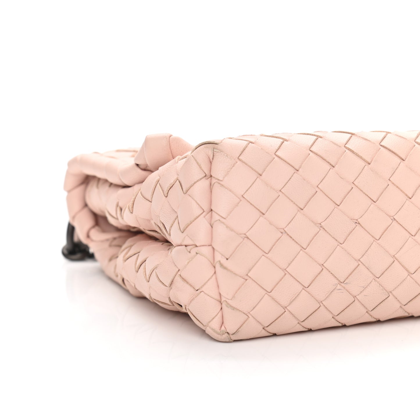 Nappa Intrecciato Baby Olimpia Shoulder Bag Petale