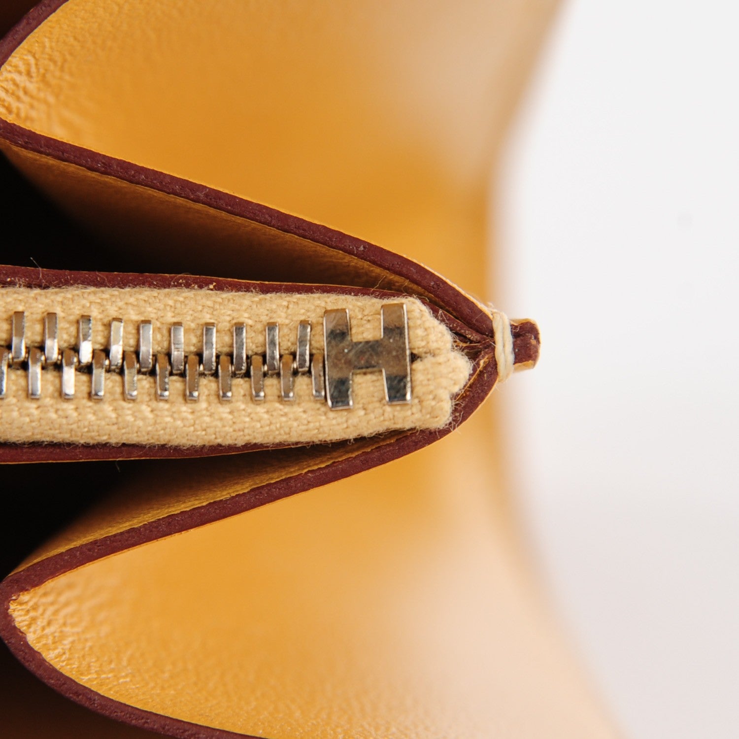Hermes Tadelakt Lizard Constance Short Wallet Paille Ficelle 6 of 11