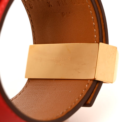 Hermes Swift Collier de Chien CDC Bracelet S Rouge Tomate 5 of 5