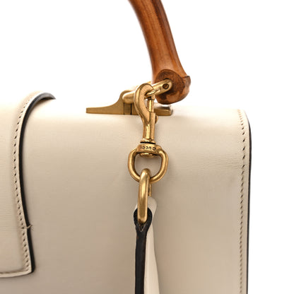 Gucci Calfskin Bamboo Web Medium Dionysus Top Handle Bag White Blue Hibiscus Red 12 of 13