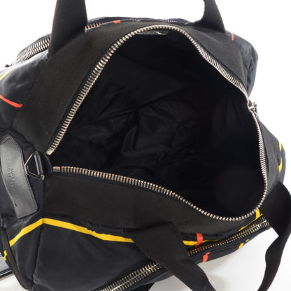 Givenchy Nylon Basketball Print Convertible Duffle Backpack Black 7 of 17