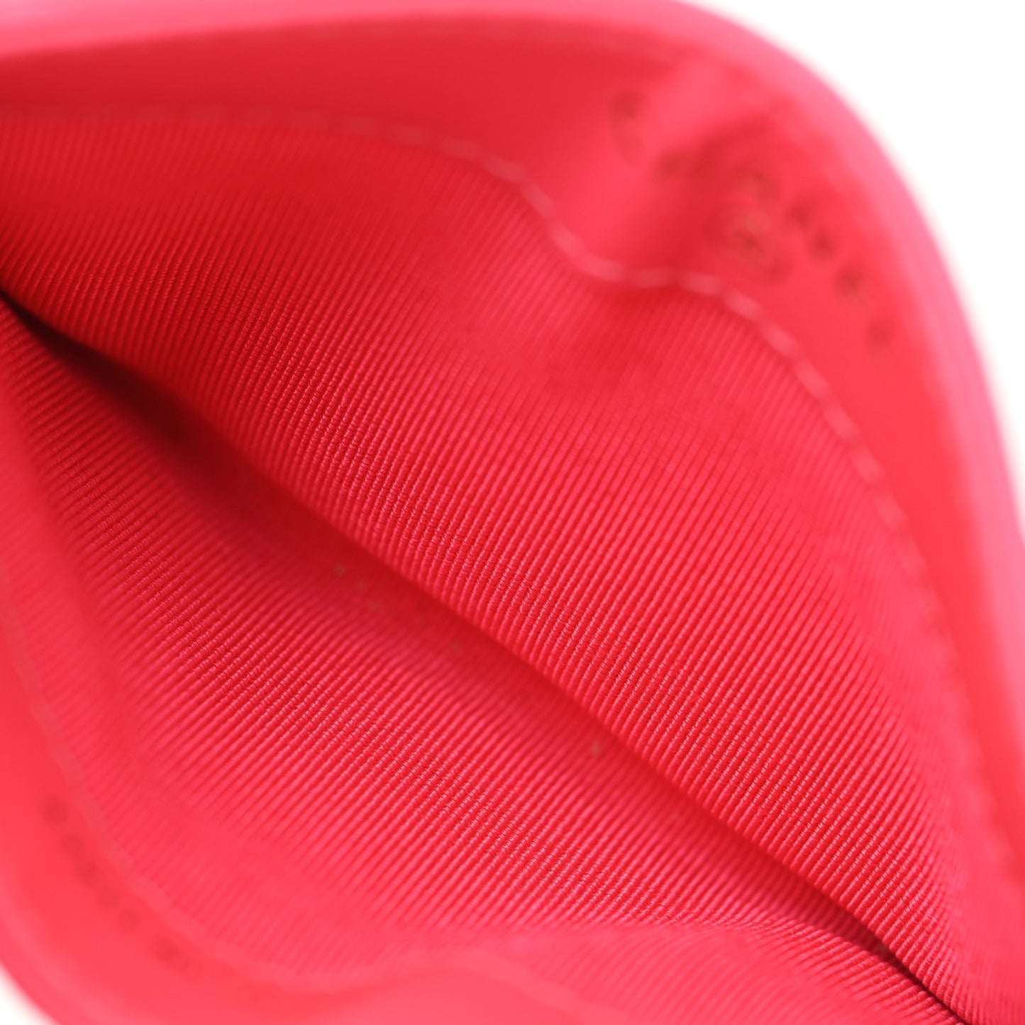 Patent Quilted Card Holder Pink