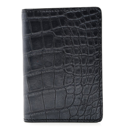 Louis Vuitton Alligator Pocket Organizer Black 1 of 8