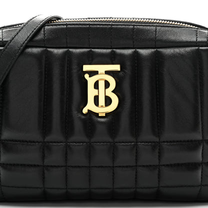 Burberry Calfskin Quilted Small Lola Camera Bag Black 8 of 10