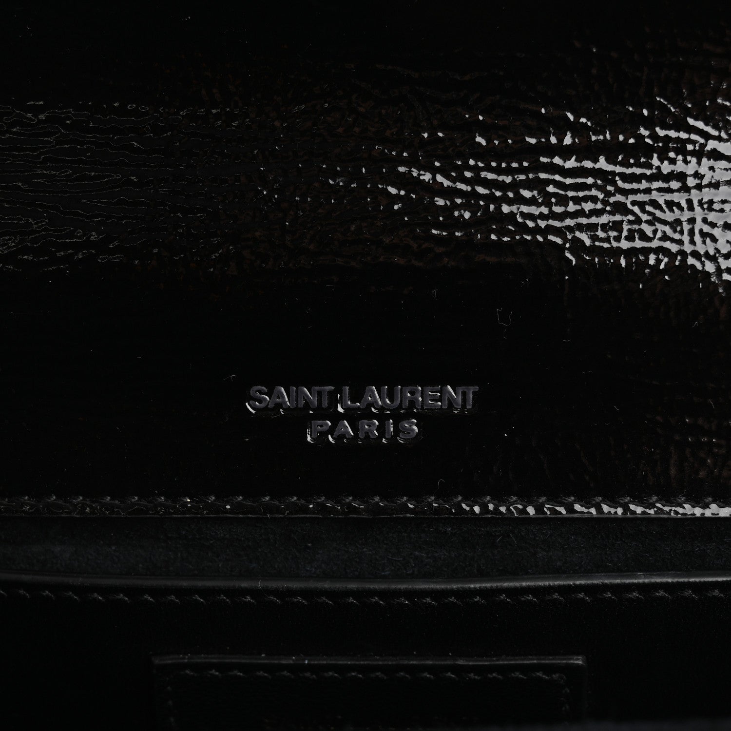 Saint Laurent Patent Smoking Clutch Black 6 of 10