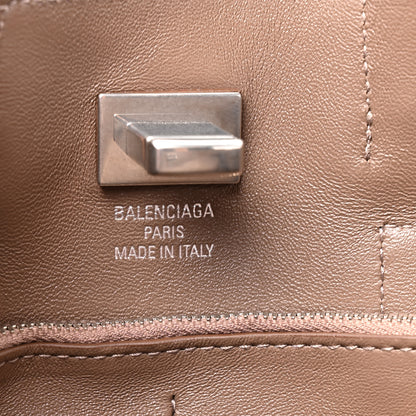 Balenciaga Smooth Calfskin Small Bel Air Carry All Bag Taupe 5 of 8