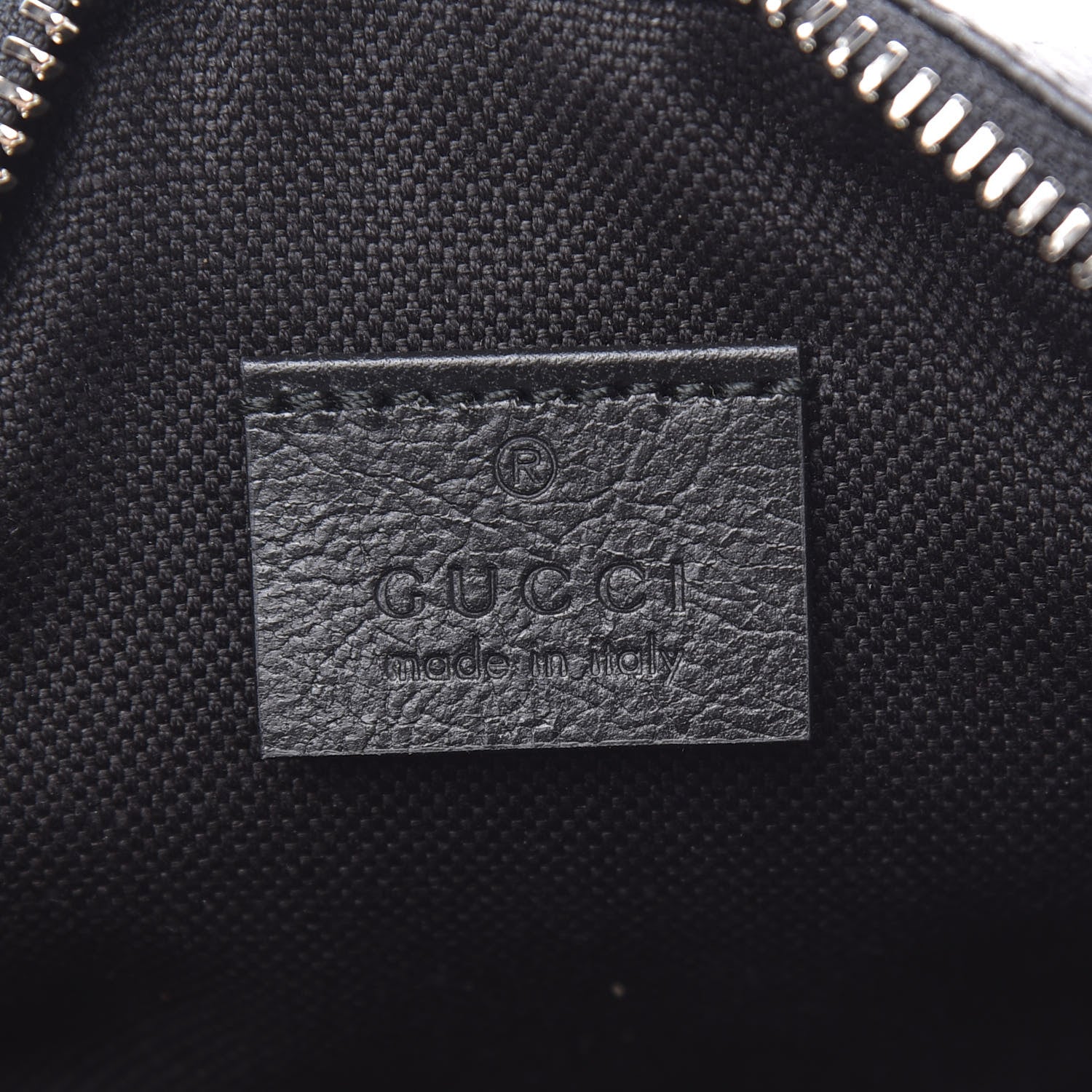 Gucci Fluffy Calfskin Mini Morpheus Belt Bag 70 28 Black 6 of 9