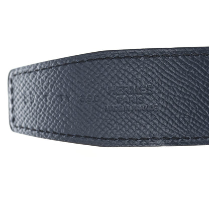 Hermes Swift Epsom Reversible 32mm Belt Strap 85 85 34 Rosa Sakura Bleu Obscur 3 of 5