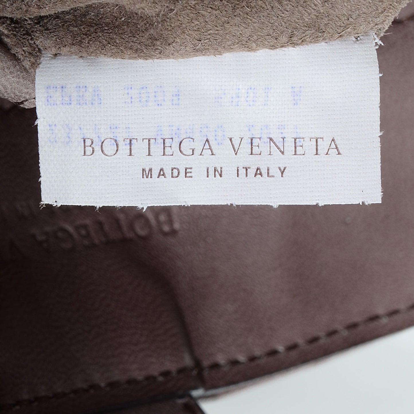 Nappa Intrecciato Small Nuance Bucket Ombre Tote Cigar