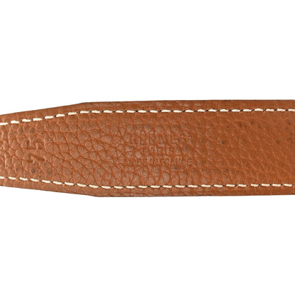 Hermes Togo Box 24mm Mini Constance H Belt 75 30 Gold Black 3 of 10